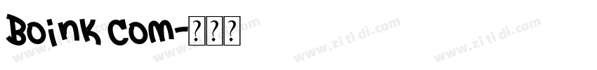 Boink Com字体转换